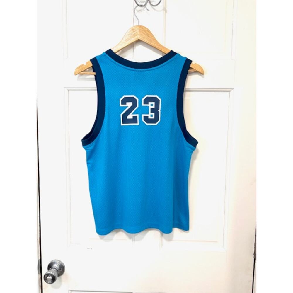 Air Jordan‎ Basketball Jersey Womens Sz M Blue Tank Top #23 Mesh Athleisure NWT - Picture 5 of 12